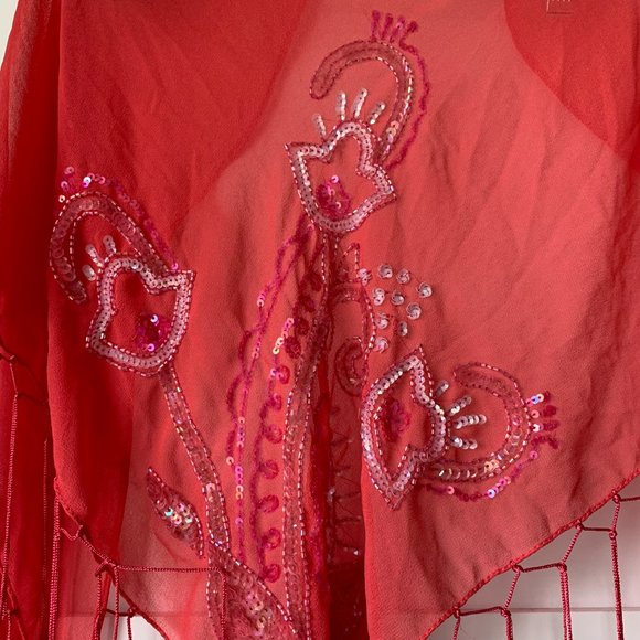 NWT Coral Sarong / Shawl - Picture 2 of 4